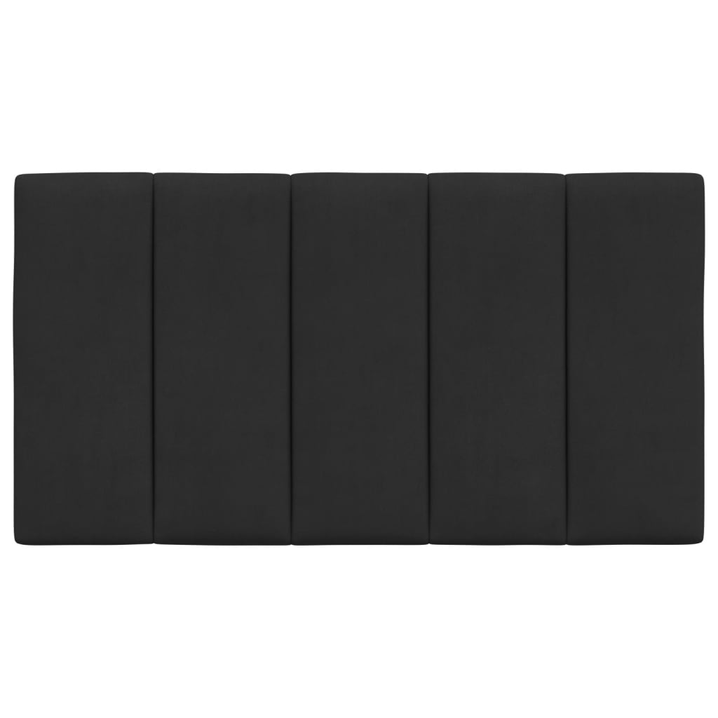 vidaXL Hoofdbordkussen 90 cm fluweel zwart