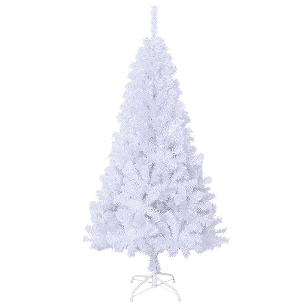 vidaXL Kunstkerstboom met dikke takken 150 cm PVC wit