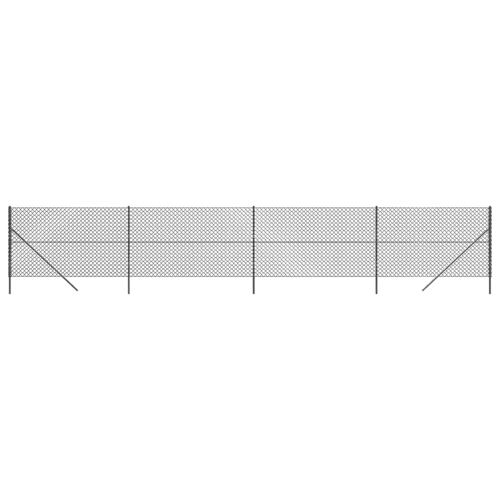 vidaXL Gaashek 1,6x10 m antracietkleurig