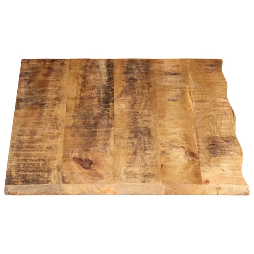 vidaXL Tafelblad met natuurlijke rand 100x60x2,5 cm massief mangohout