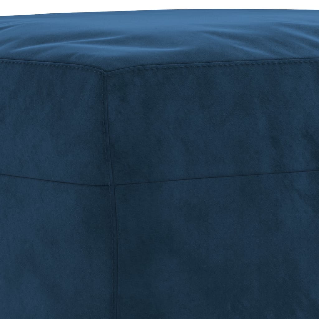 vidaXL Bankje 70x35x41 cm fluweel blauw