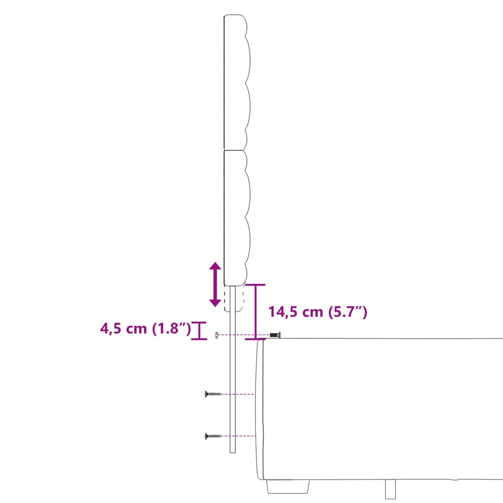 vidaXL Boxspring met matras fluweel roze 140x200 cm