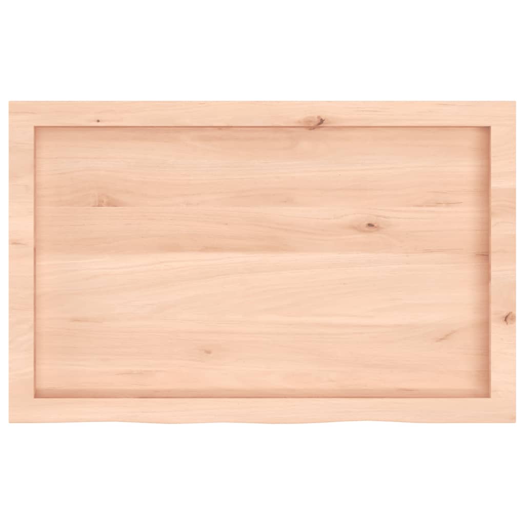 vidaXL Wandschap 80x50x(2-4) cm onbehandeld massief eikenhout