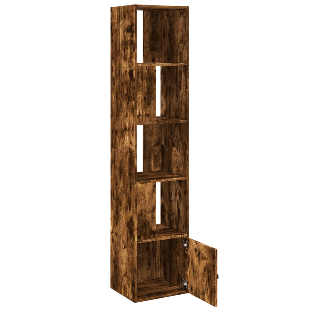 vidaXL Boekenkast 40x36x189 cm bewerkt hout gerookt eikenkleurig