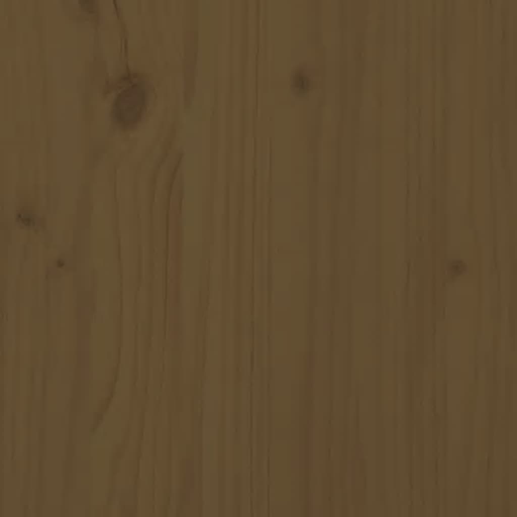 vidaXL 7-delige Tuinset massief grenenhout honingbruin