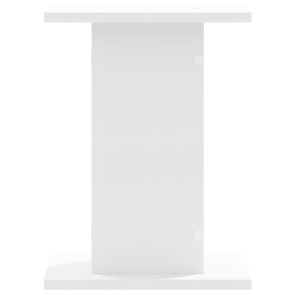 vidaXL Speakerstandaards 2 st 30x30x40 cm bewerkt hout wit