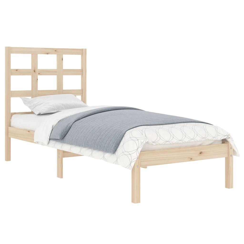 vidaXL Bedframe massief hout 100x200 cm