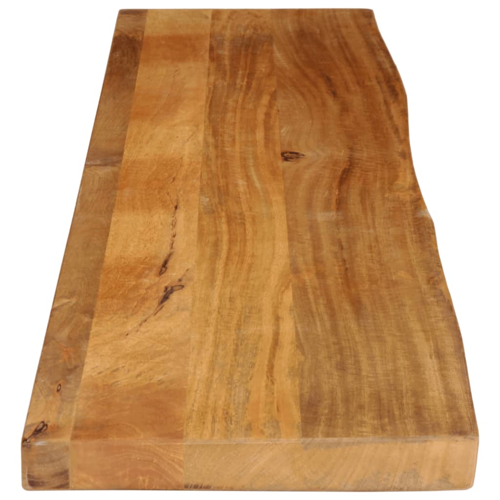 vidaXL Tafelblad met natuurlijke rand 160x20x3,8 cm massief mangohout