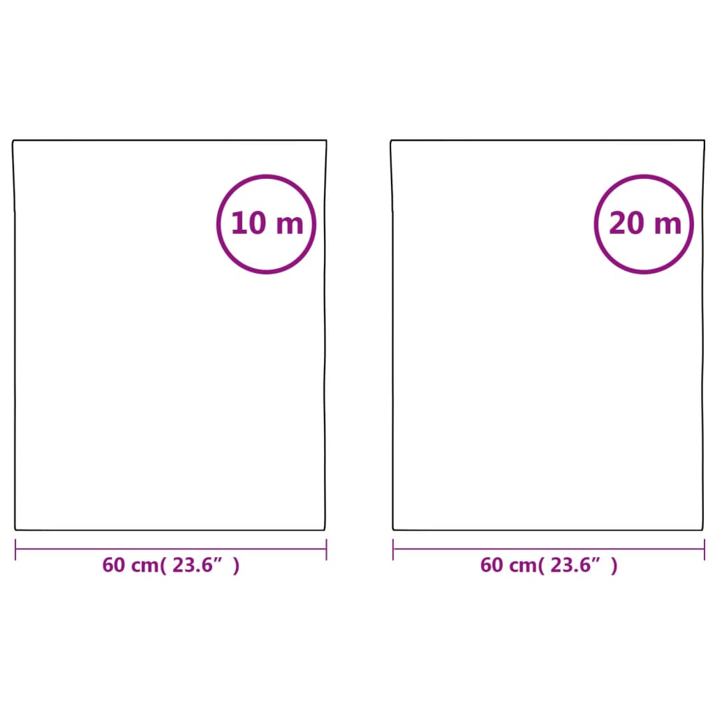 vidaXL Raamfolies 3 st statisch mat PVC zwart