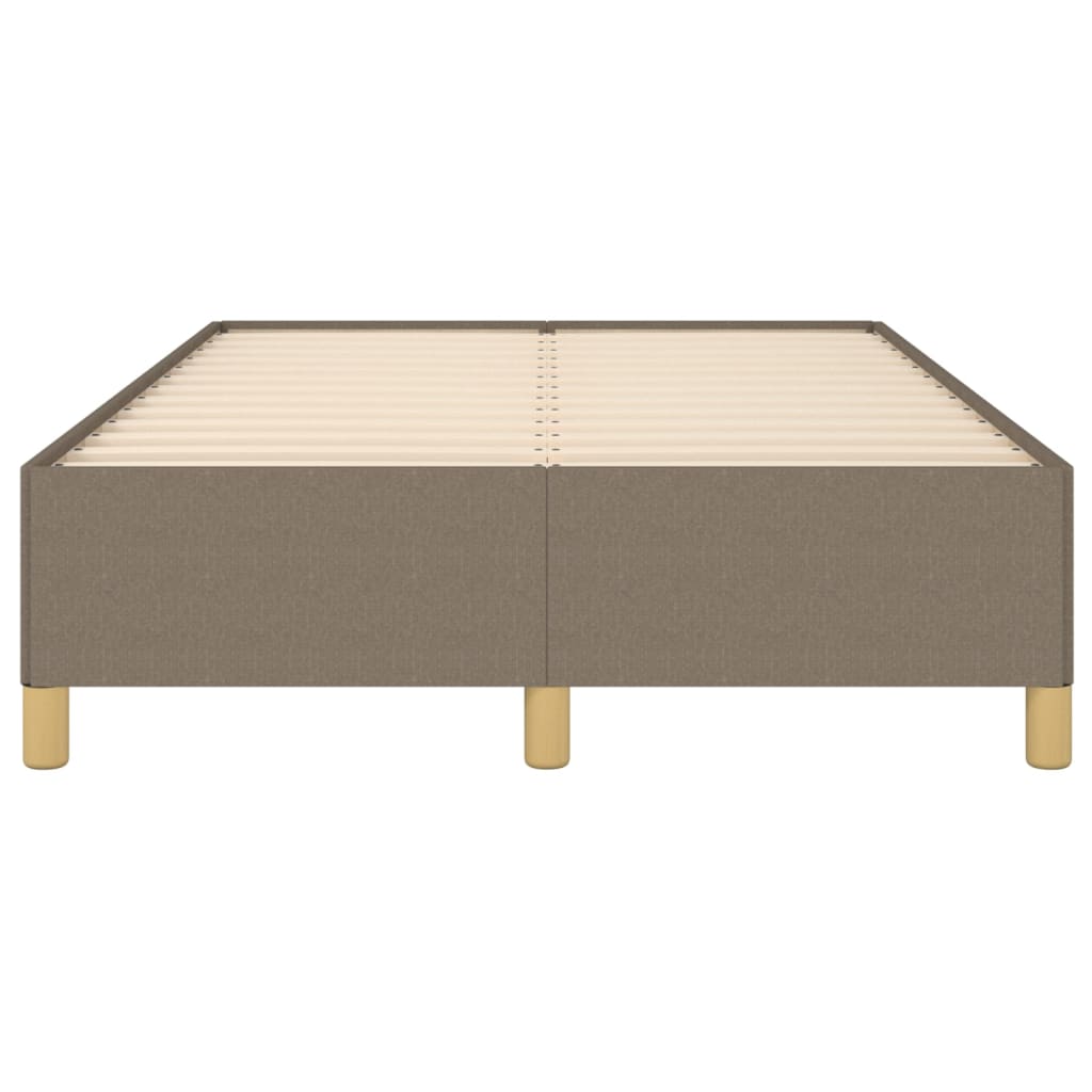 vidaXL Bedframe stof taupe 120x200 cm