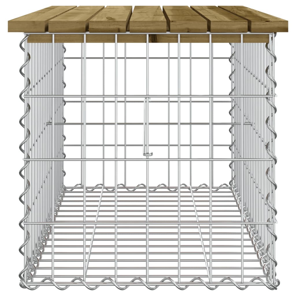 vidaXL Tuinbank schanskorfontwerp 83x44x42 cm geïmpregneerd hout