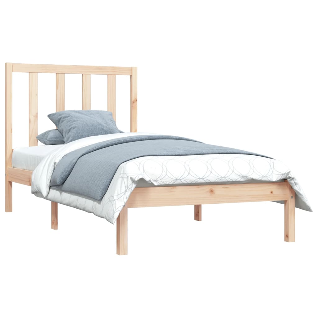 vidaXL Bedframe massief grenenhout 100x200 cm