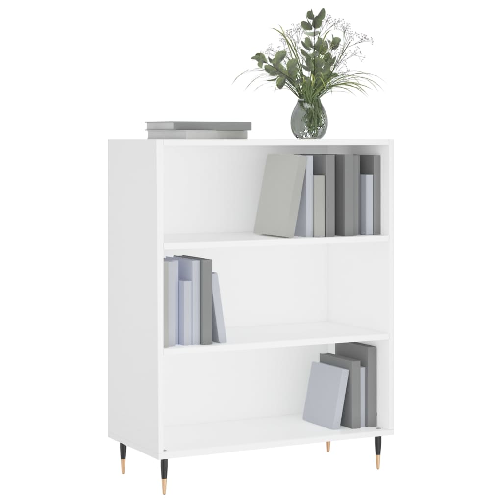 vidaXL Boekenkast 69,5x32,5x90 cm bewerkt hout wit