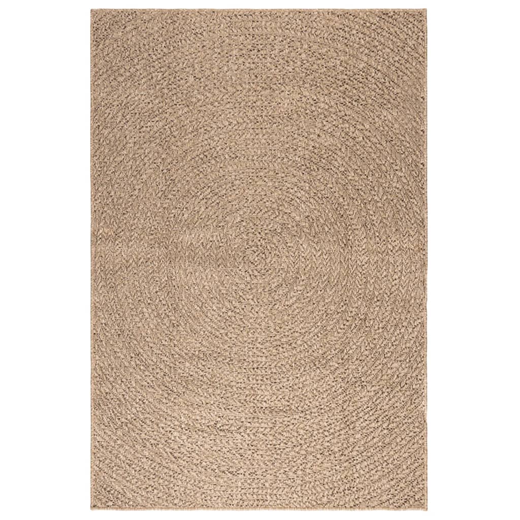 vidaXL Vloerkleed ZIZUR binnen en buiten 120x170 cm jute look