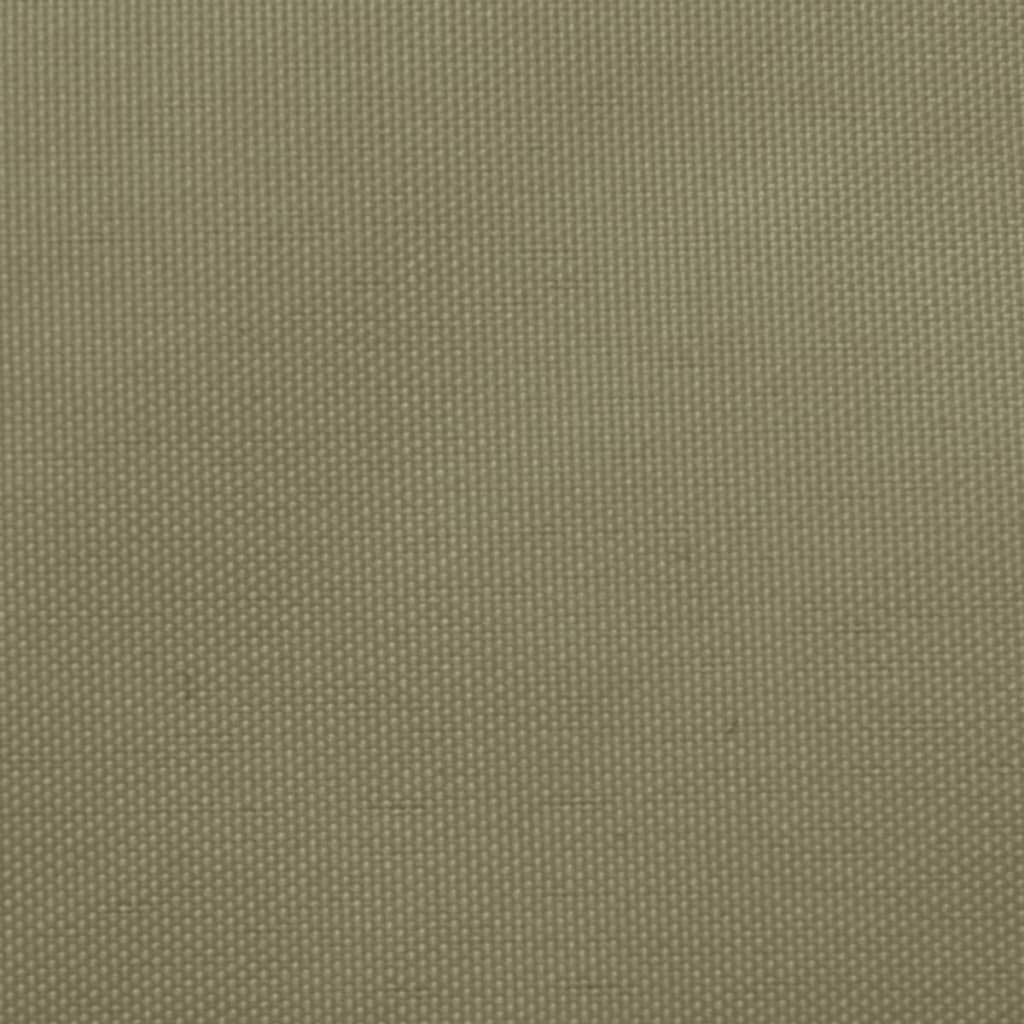 vidaXL Zonnescherm trapezium 4/5x4 m oxford stof beige