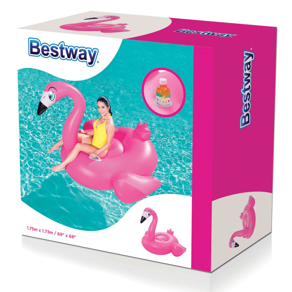 Bestway Opblaasdier flamingo supergroot 41119