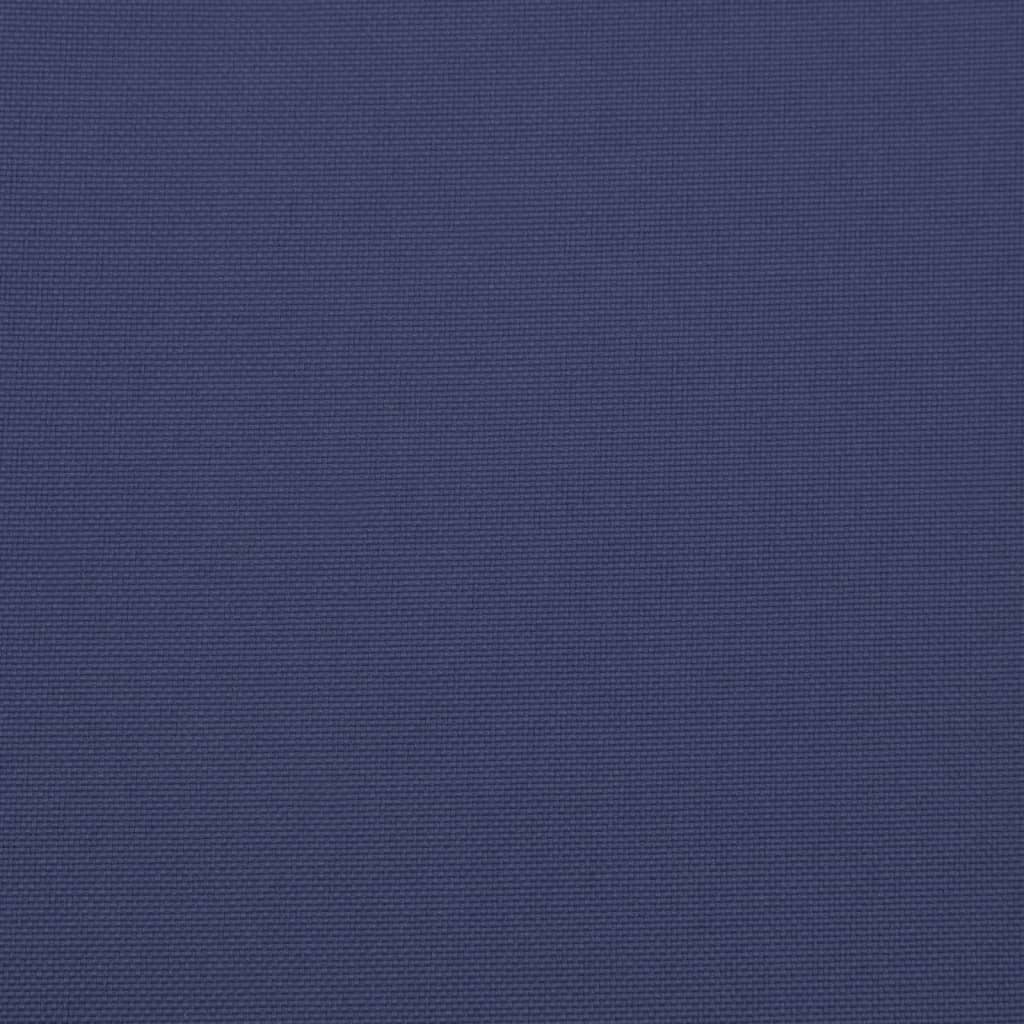 vidaXL Palletkussens 2 st 50x50x3 cm oxford stof marineblauw