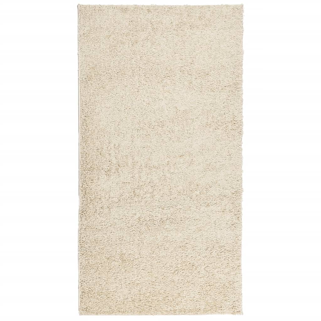 vidaXL Vloerkleed PAMPLONA shaggy hoogpolig modern 80x150 cm goudkleur