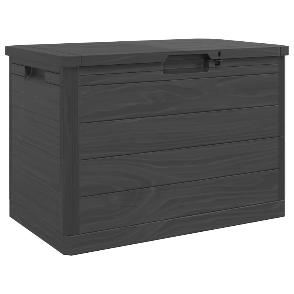 vidaXL Kussenbox 77,5x44,5x53 cm polypropeen antracietkleurig