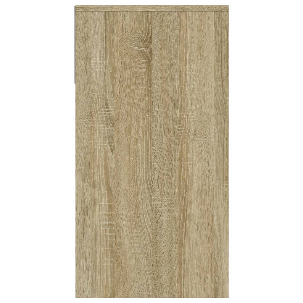 vidaXL Wandtafel 100x39x75 cm bewerkt hout sonoma eikenkleurig