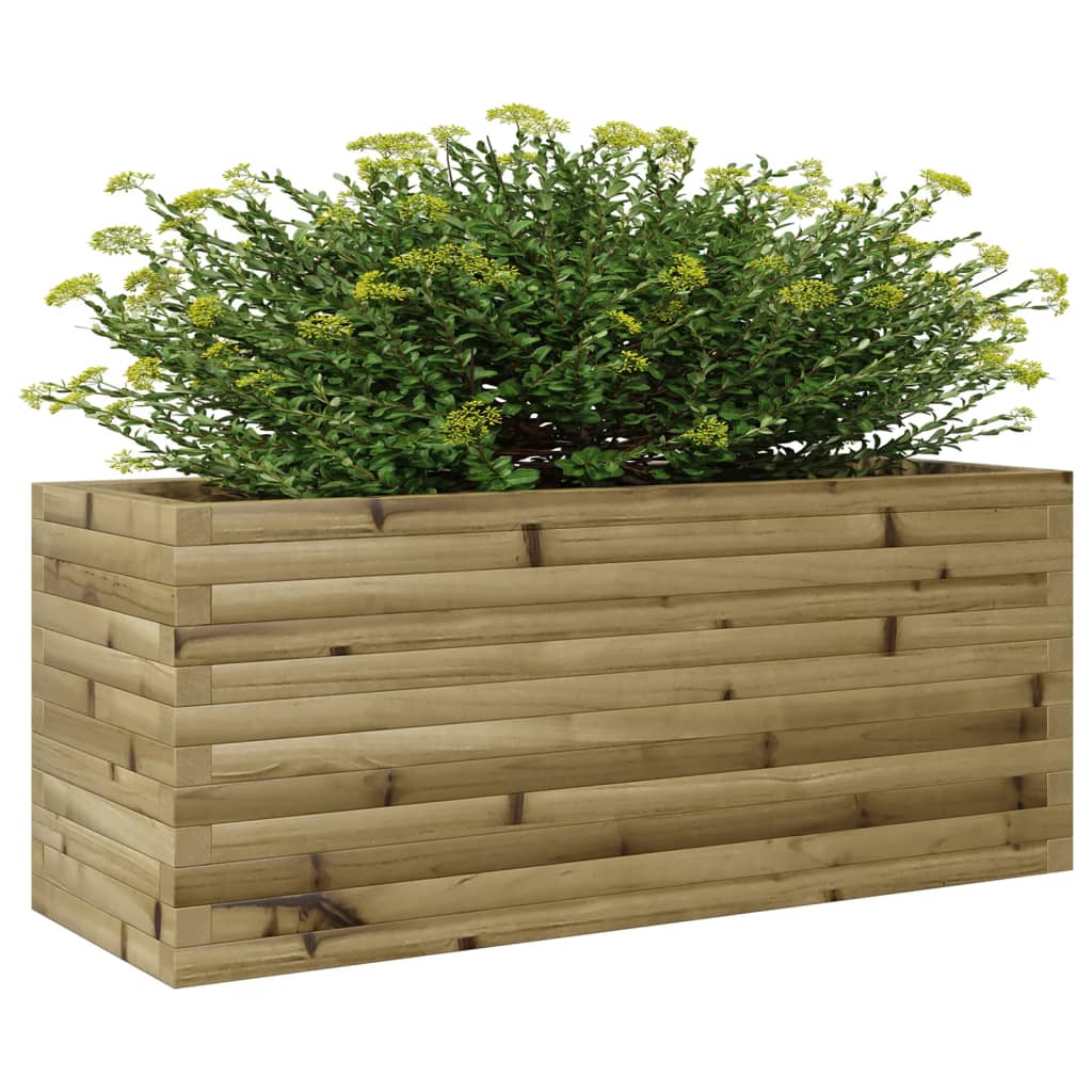 vidaXL Plantenbak 110x40x46 cm geïmpregneerd grenenhout