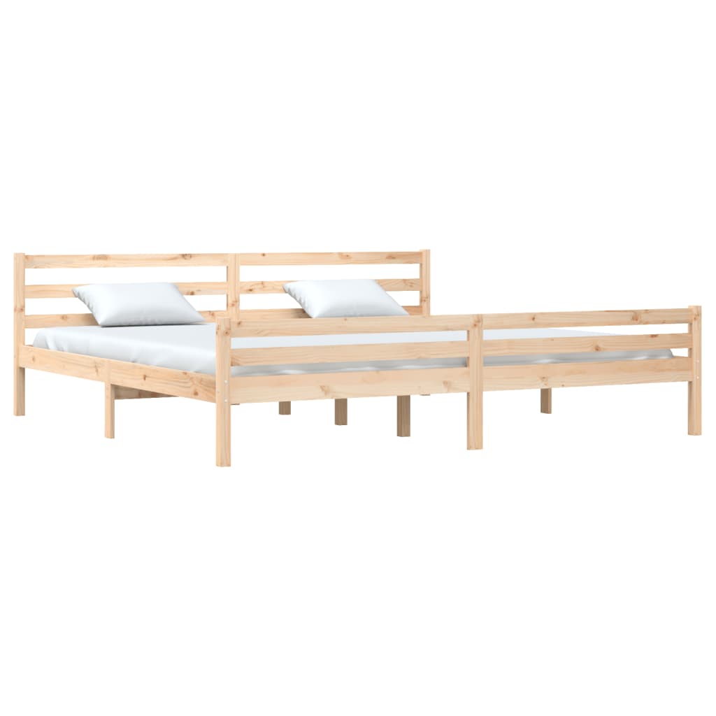 vidaXL Bedframe massief hout 180x200 cm