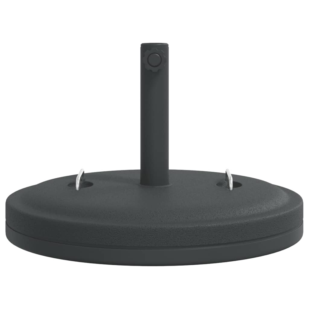 vidaXL Parasolvoet met handgrepen voor stok van Ø38 / 48 mm 25 kg rond