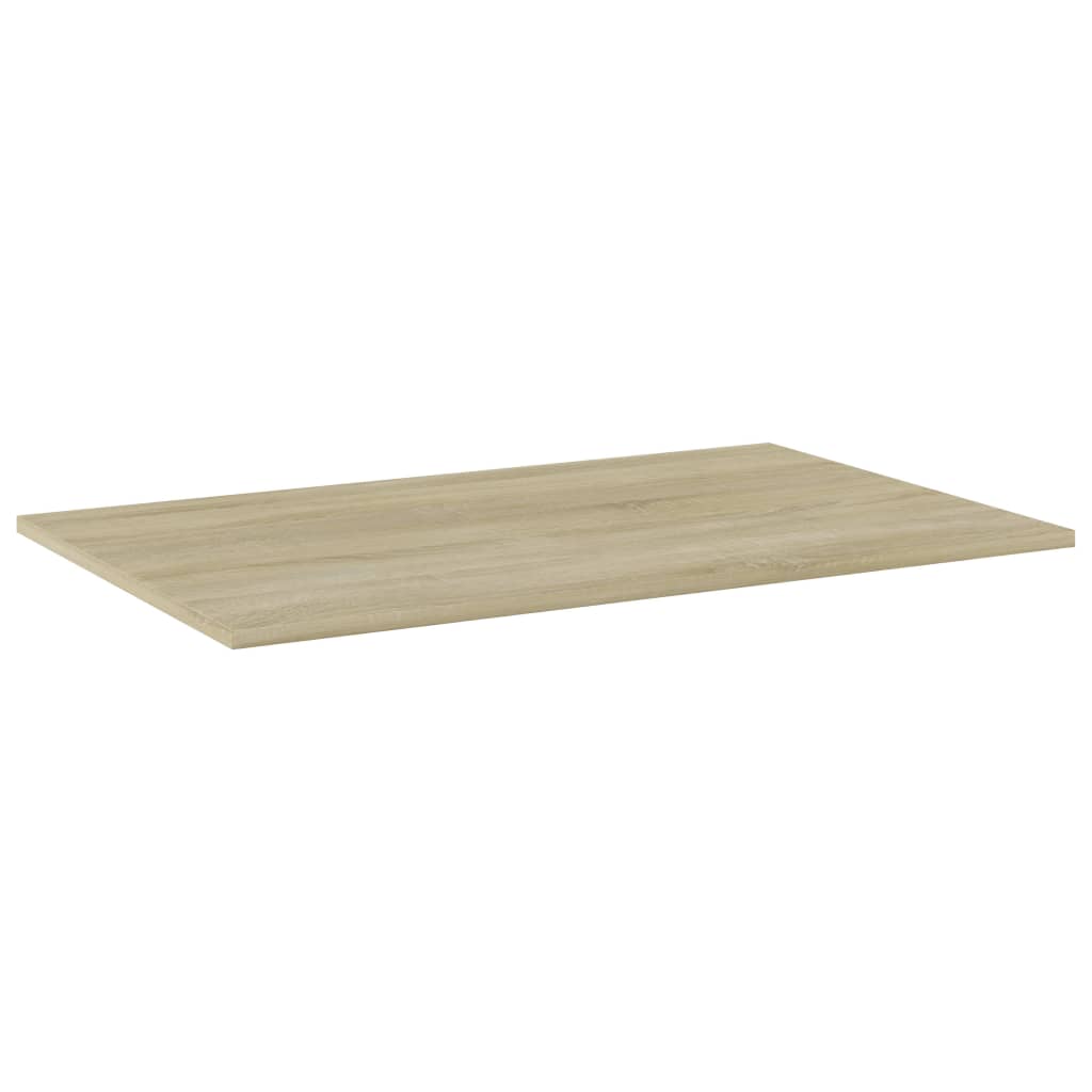 vidaXL Wandschappen 4 st 80x50x1,5 cm bewerkt hout sonoma eikenkleurig