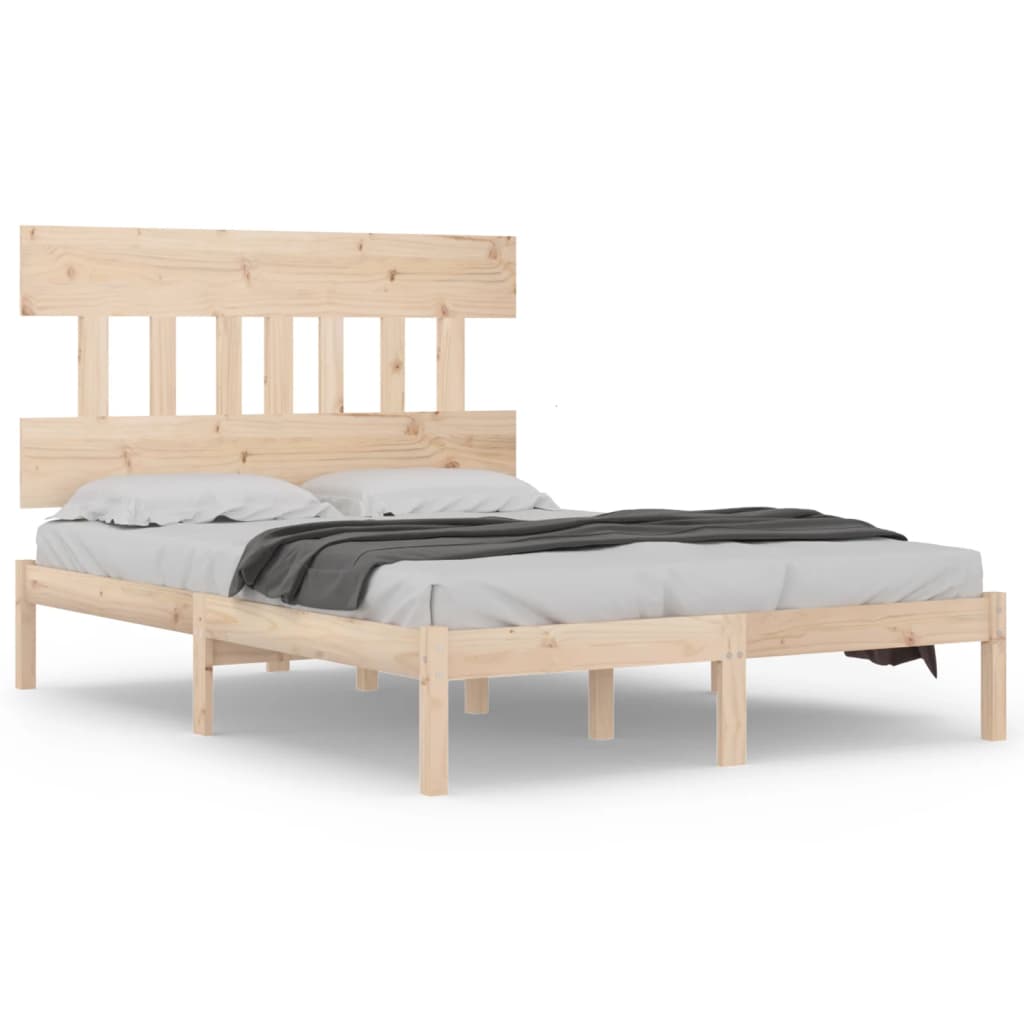 vidaXL Bedframe massief hout 200x200 cm