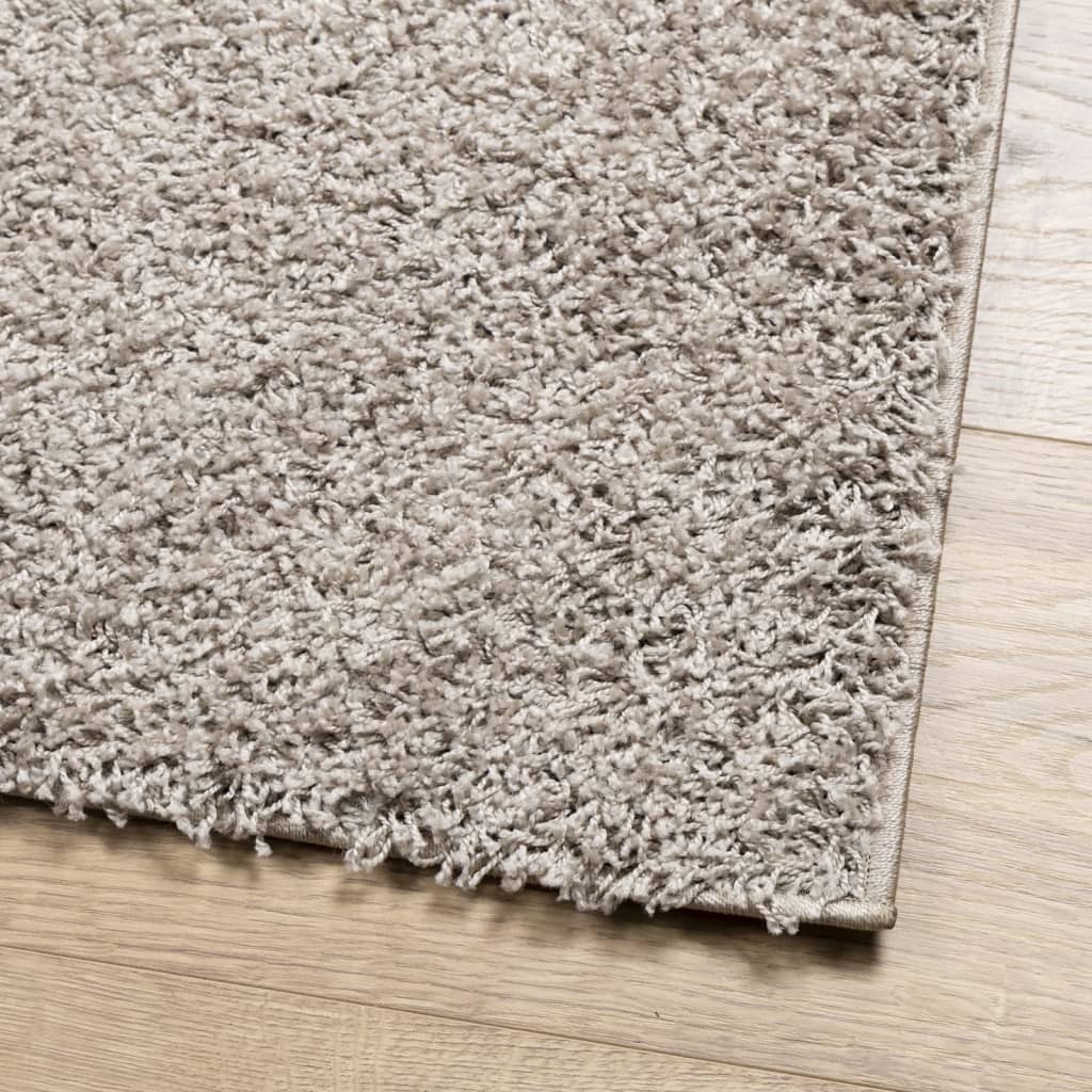 vidaXL Vloerkleed PAMPLONA shaggy hoogpolig modern 80x250 cm beige