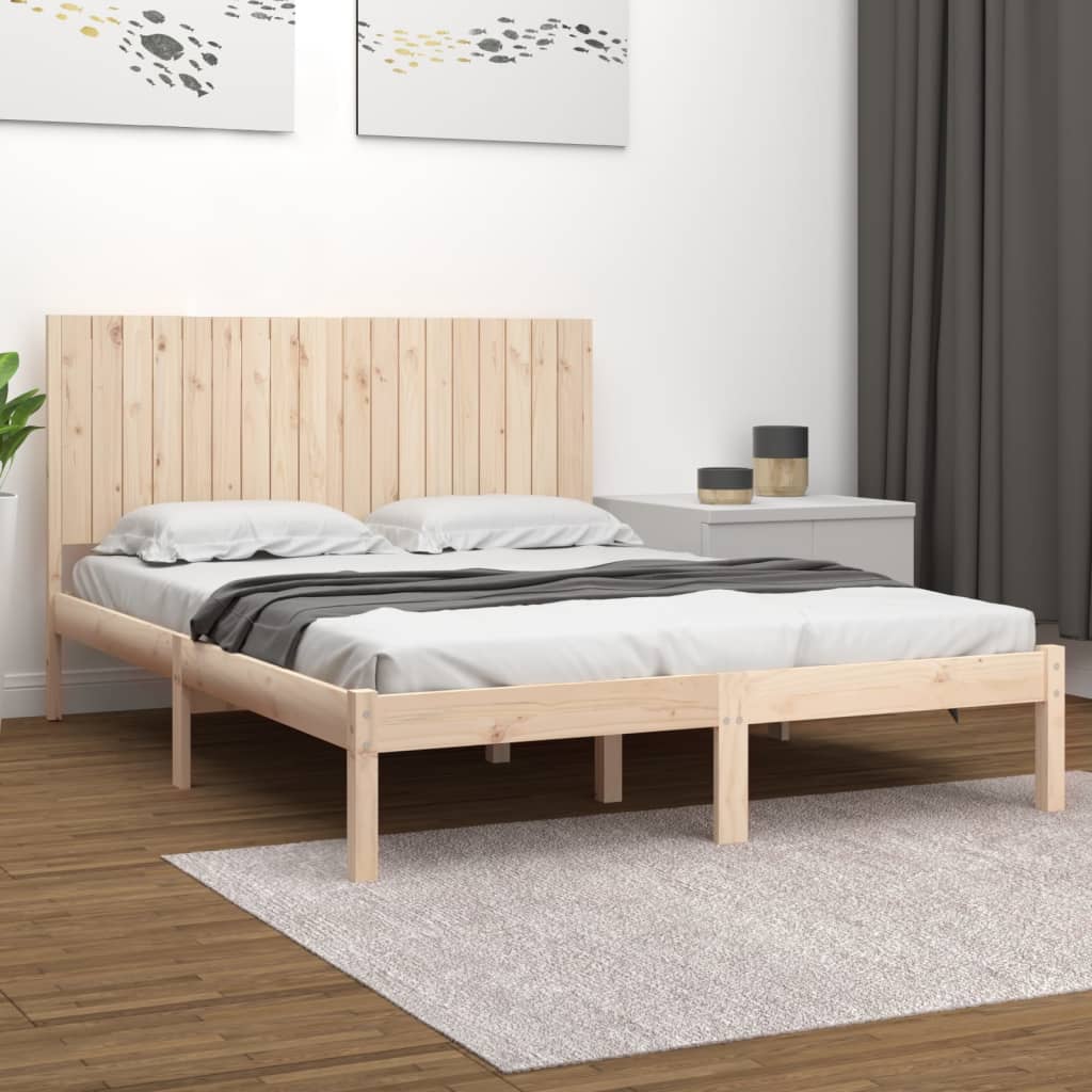 vidaXL Bedframe massief hout 180x200 cm