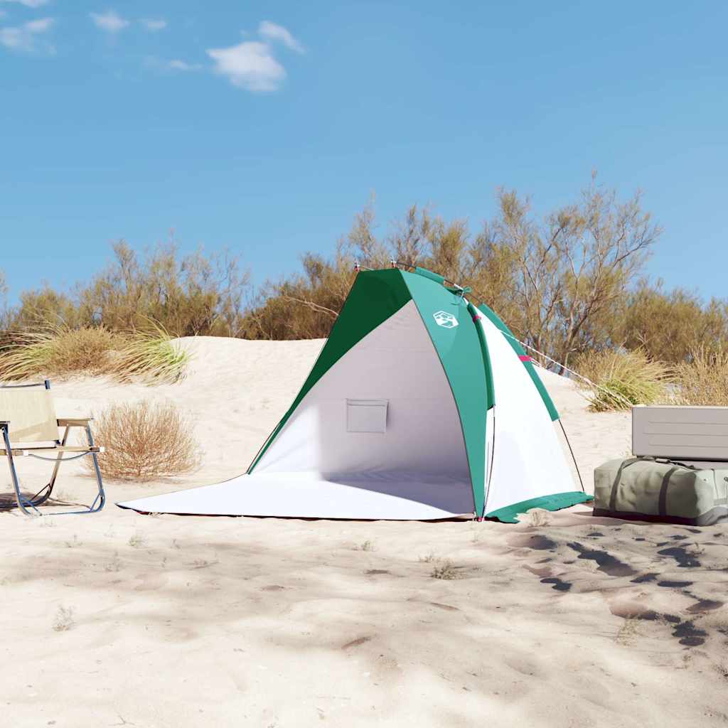 vidaXL Strandtent 268x223x125 cm 185T polyester zeegroen