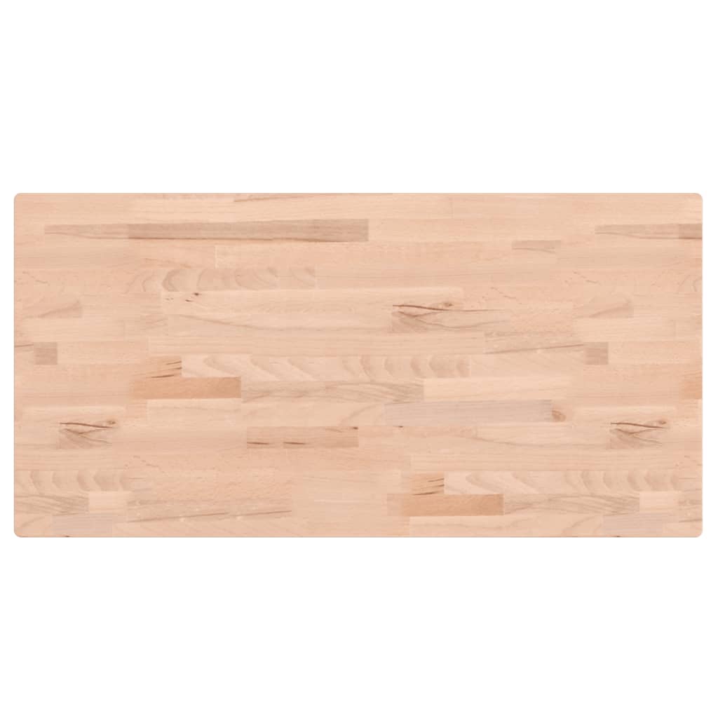 vidaXL Tafelblad rechthoekig 80x40x1,5 cm massief beukenhout