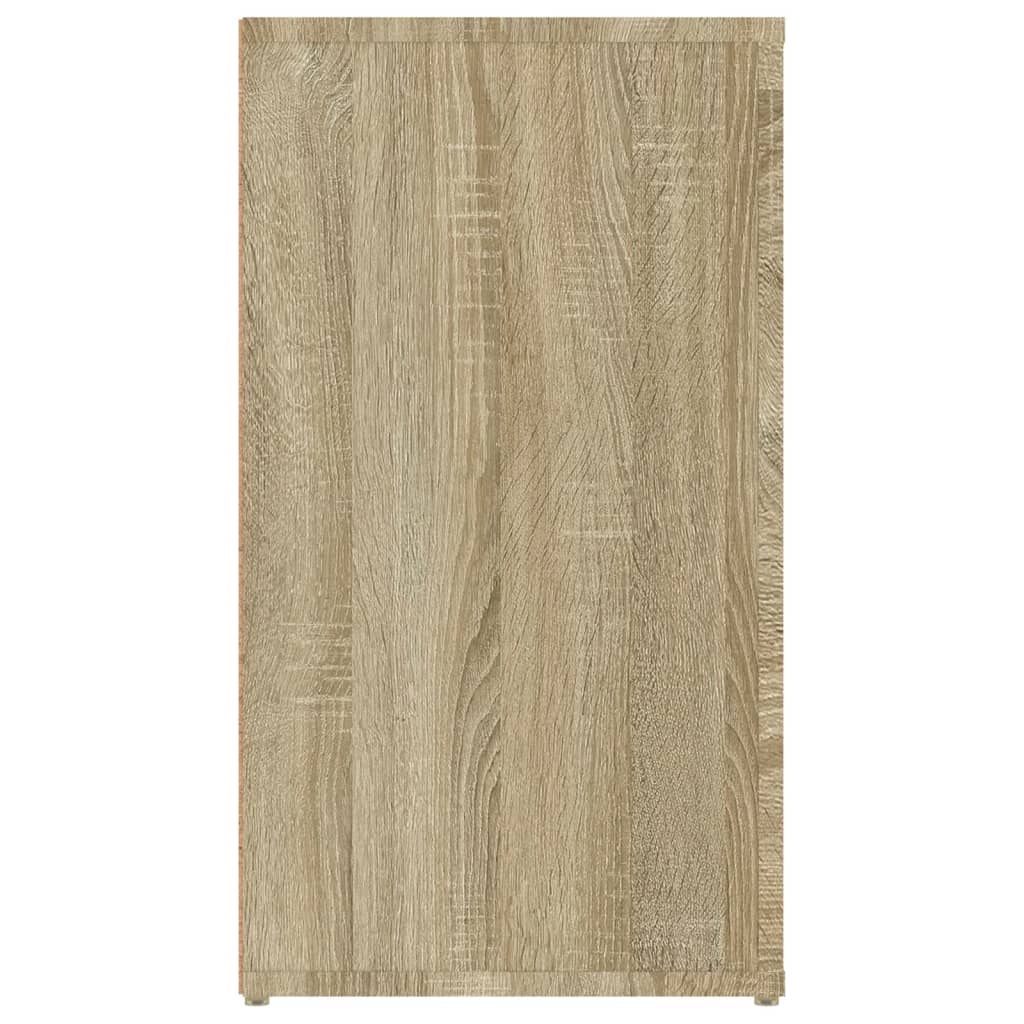 vidaXL Dressoir 100x33x59,5 cm bewerkt hout sonoma eikenkleurig