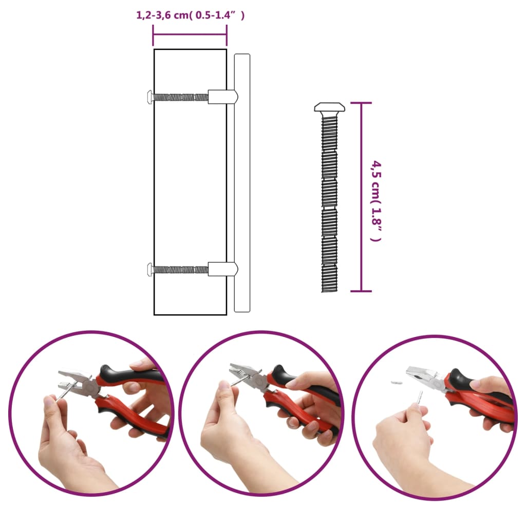 vidaXL Handvatten 20 st 128 mm roestvrij staal bronskleurig