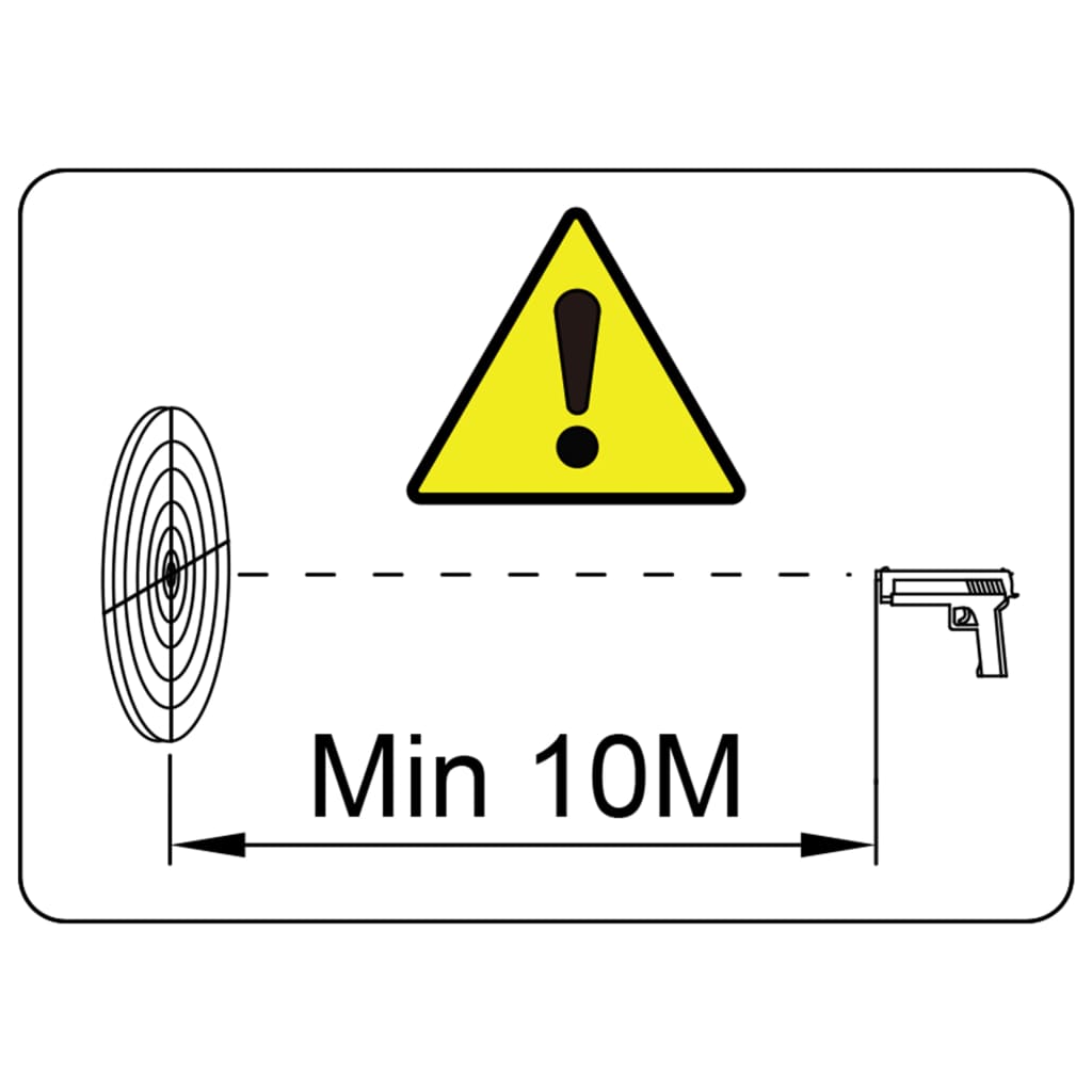 vidaXL Schietkast magnetisch met targets 4+1 wild zwijnontwerp