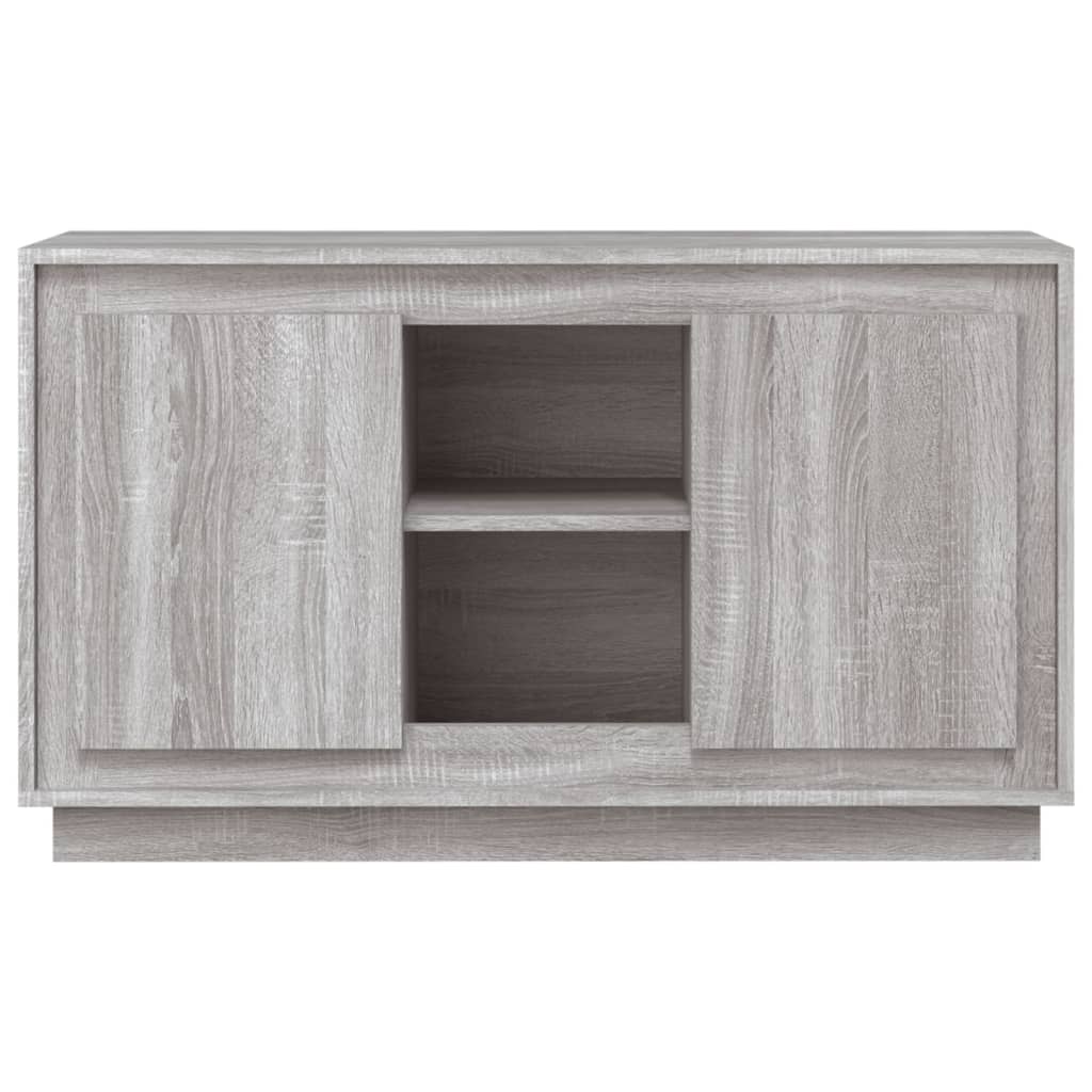 vidaXL Dressoir 102x35x60 cm bewerkt hout grijs sonoma eikenkleurig