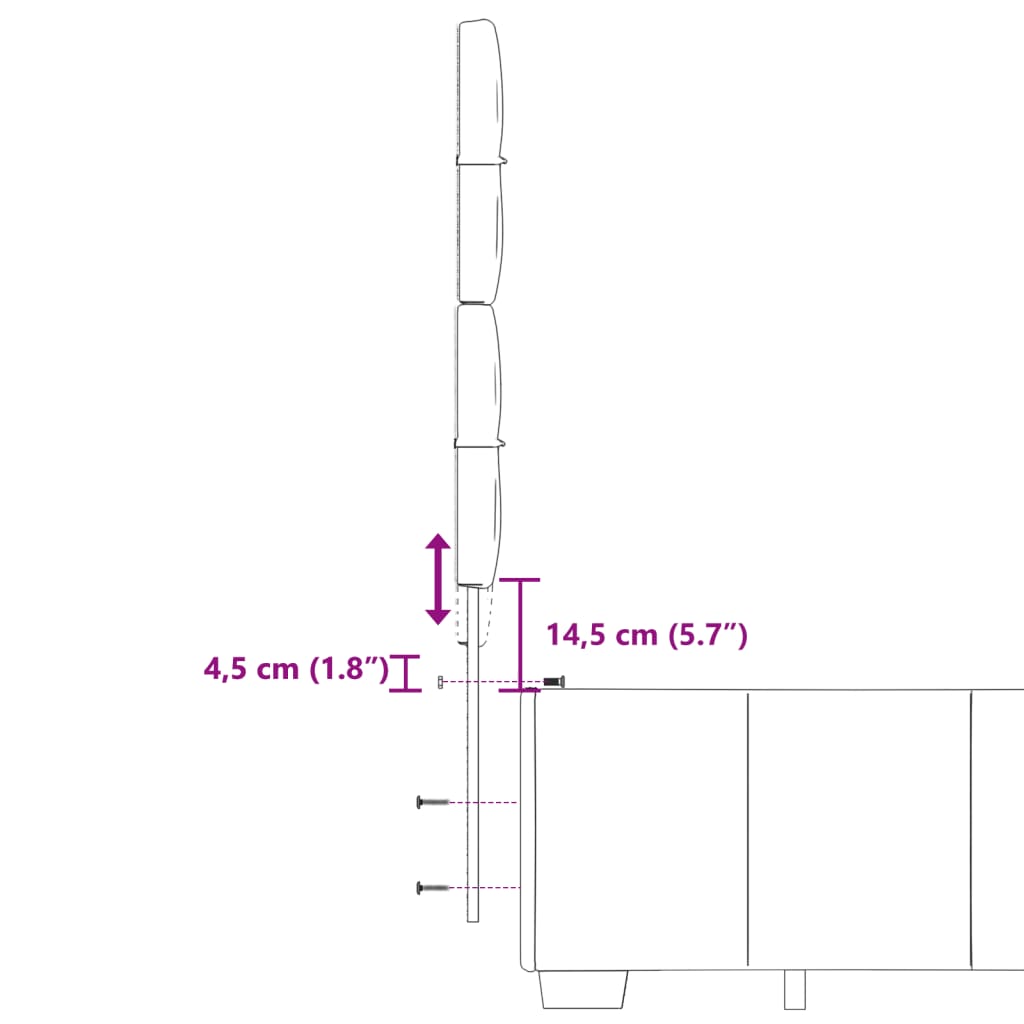 vidaXL Boxspring met matras stof donkergrijs 200x200 cm