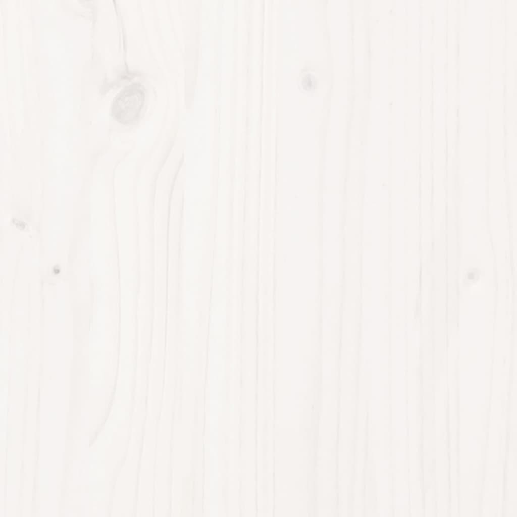 vidaXL Tuinstoel 62x56x77 cm massief grenenhout wit