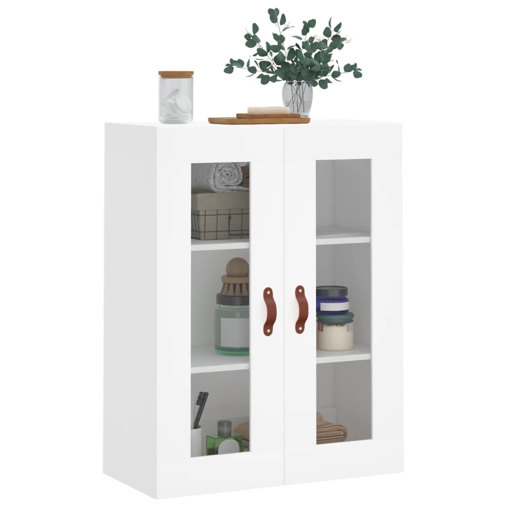 vidaXL Wandkast 69,5x34x90 cm wit