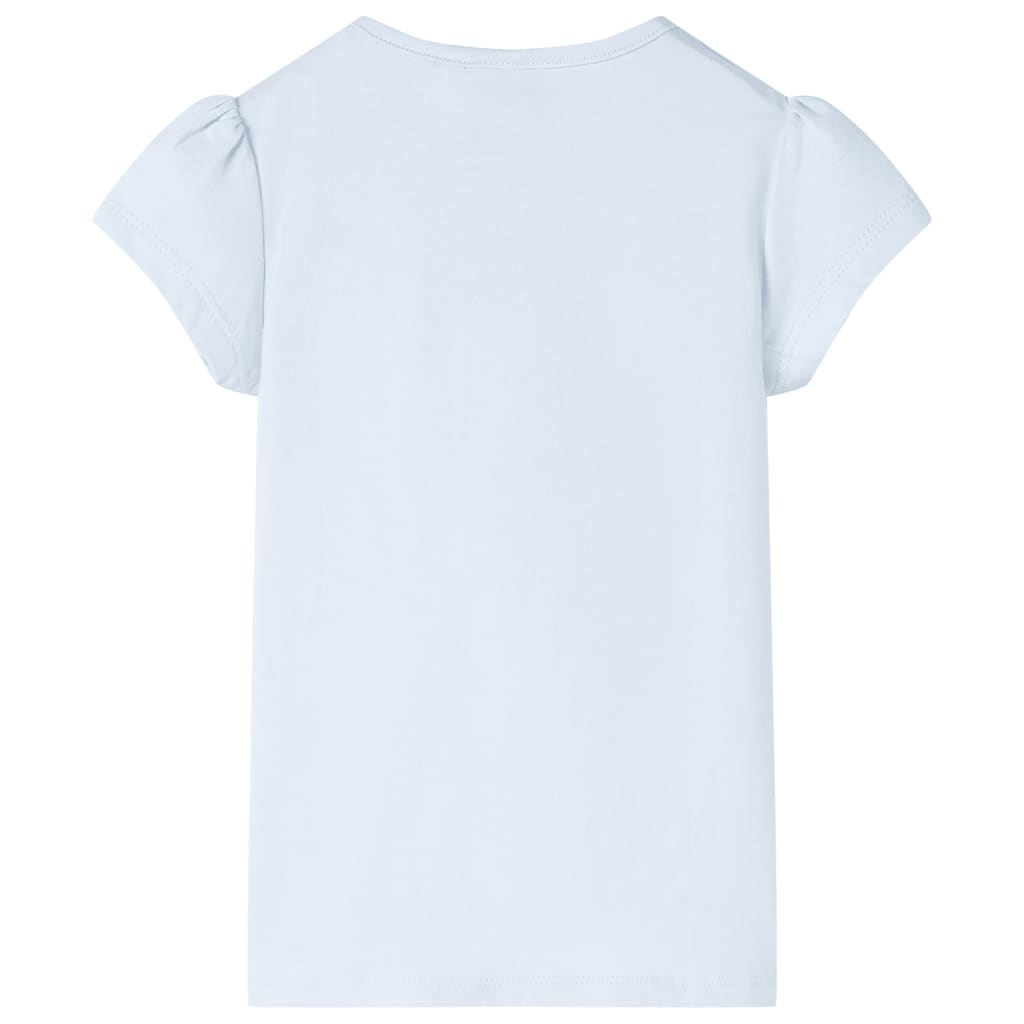 Kindershirt 104 lichtblauw