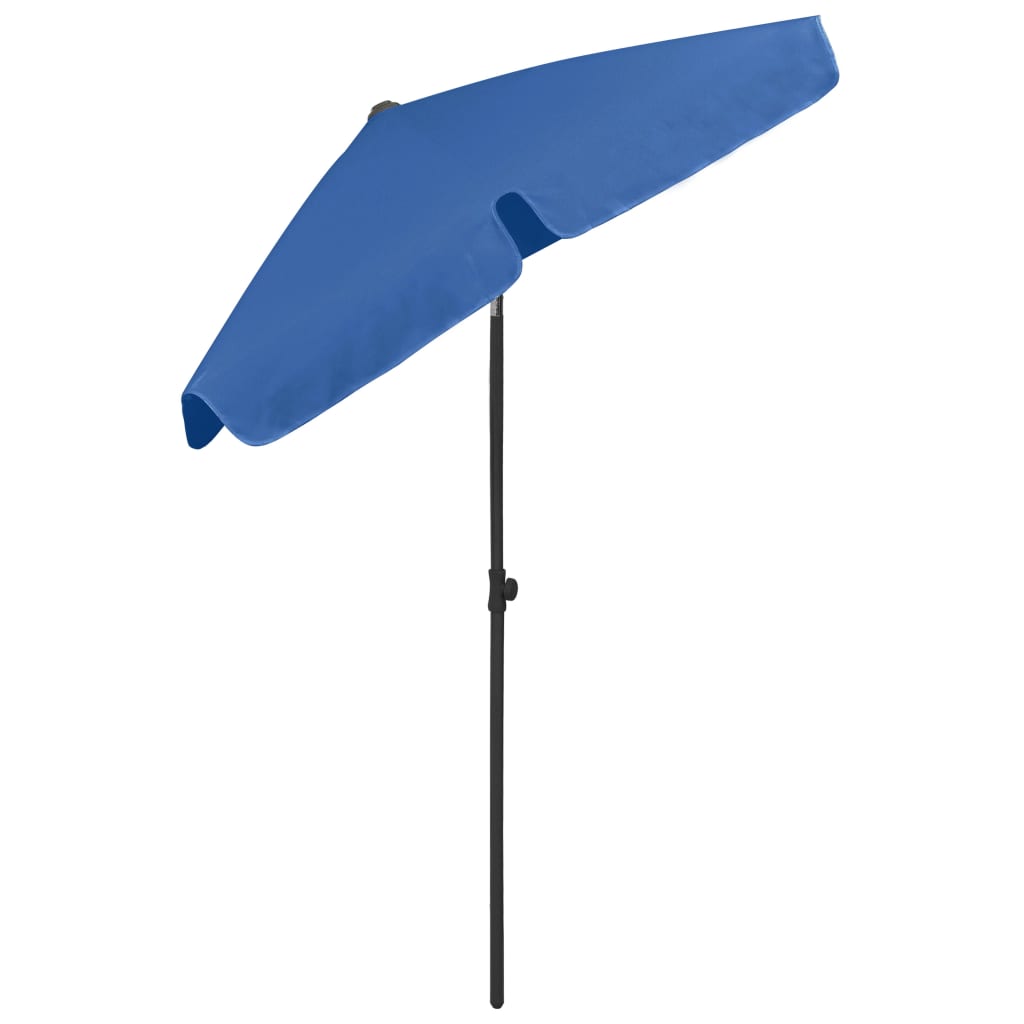 vidaXL Strandparasol 180x120 cm azuurblauw