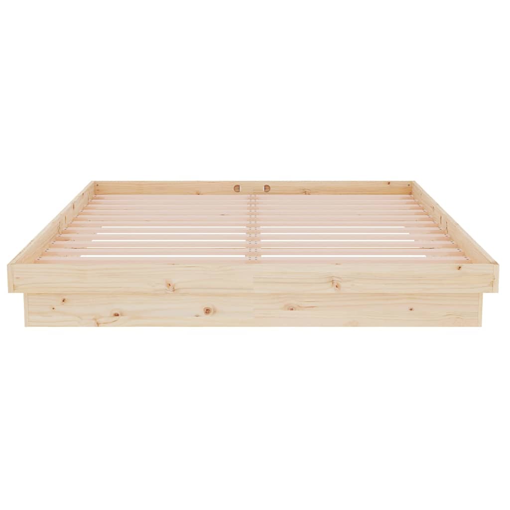 vidaXL Bedframe massief hout 150x200 cm