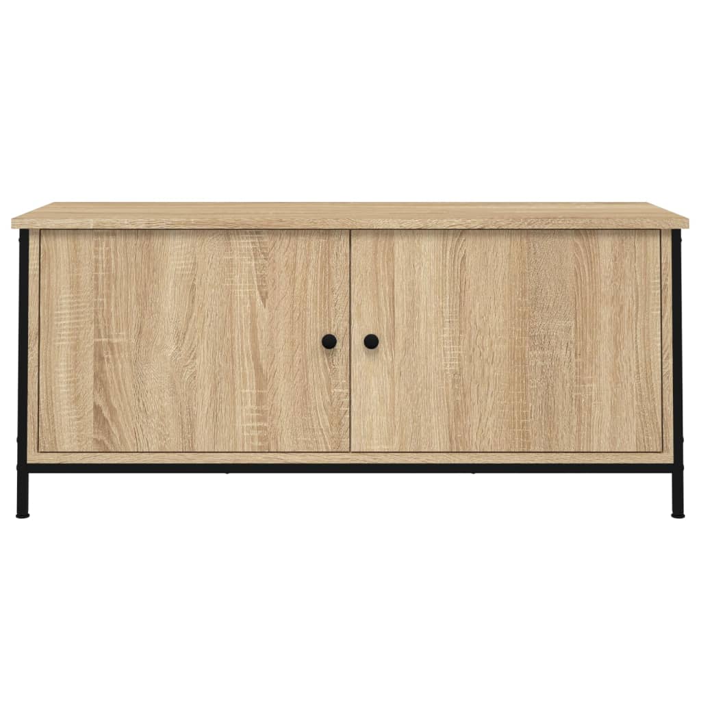 vidaXL Tv-meubel 102x35x45 cm bewerkt hout sonoma eikenkleurig