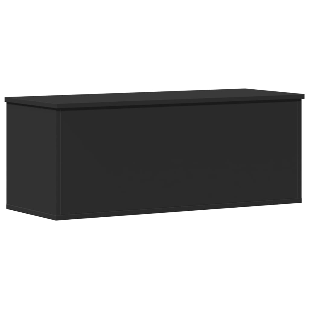 vidaXL Opbergbox 90x35x35 cm bewerkt hout zwart