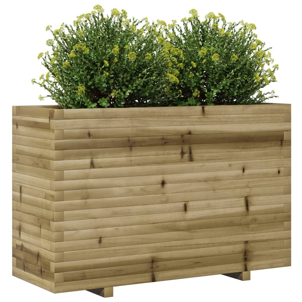 vidaXL Plantenbak 110x40x72,5 cm geïmpregneerd grenenhout