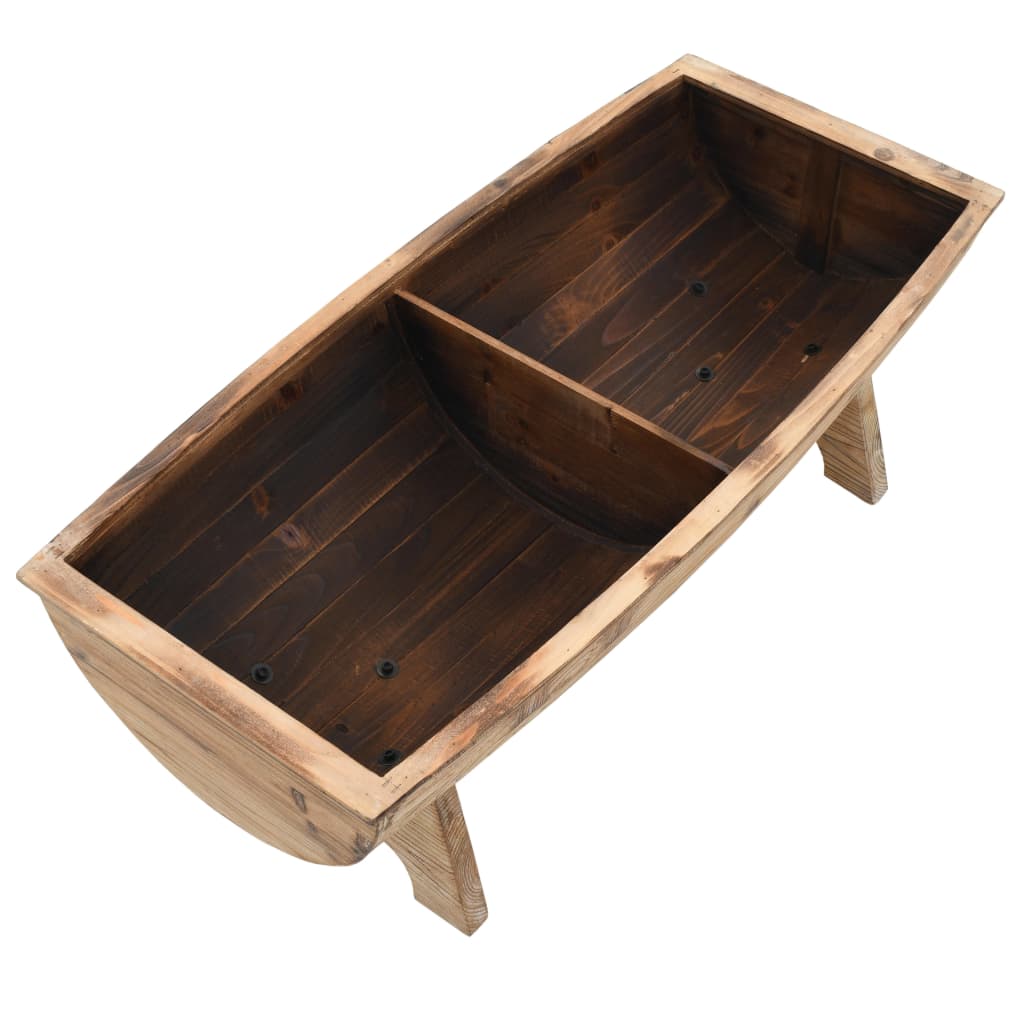 vidaXL Opbergbankje 103x51x44 cm massief hout en stof