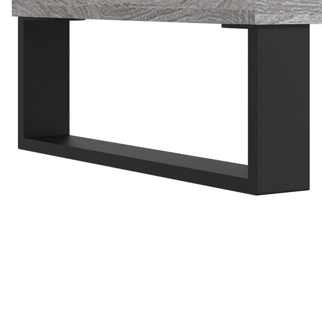 vidaXL Tv-meubel 80x36x50 cm bewerkt hout grijs sonoma eikenkleurig