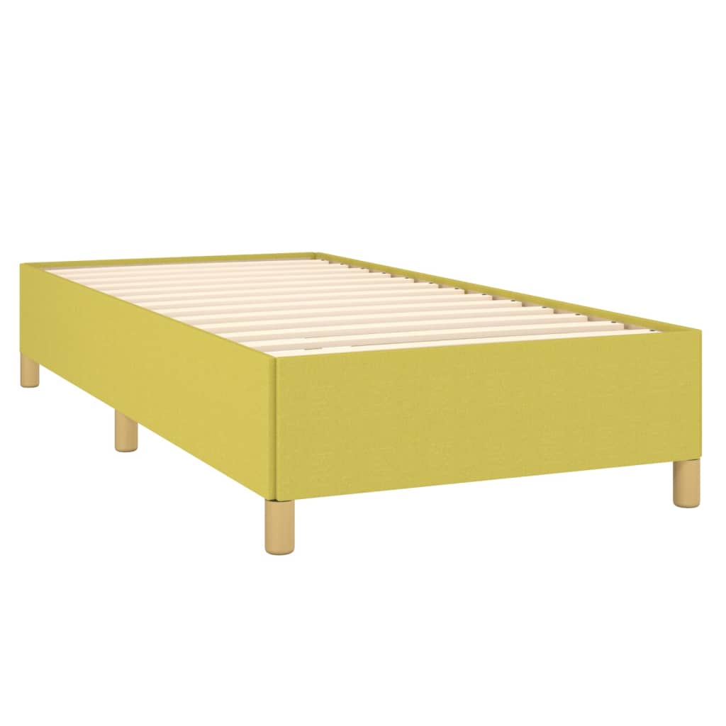 vidaXL Bedframe stof groen 90x190 cm