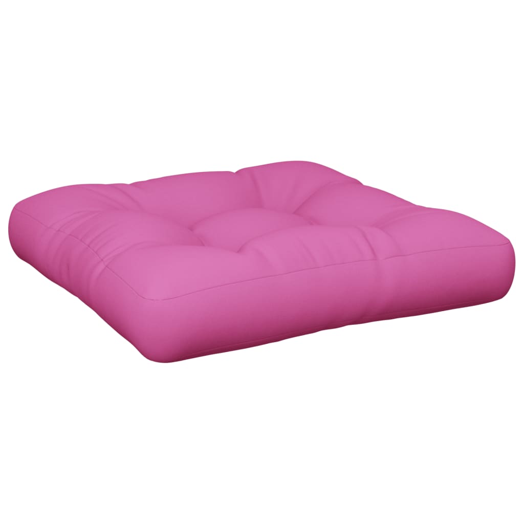 vidaXL Palletkussen 60x61,5x10 cm oxford stof roze